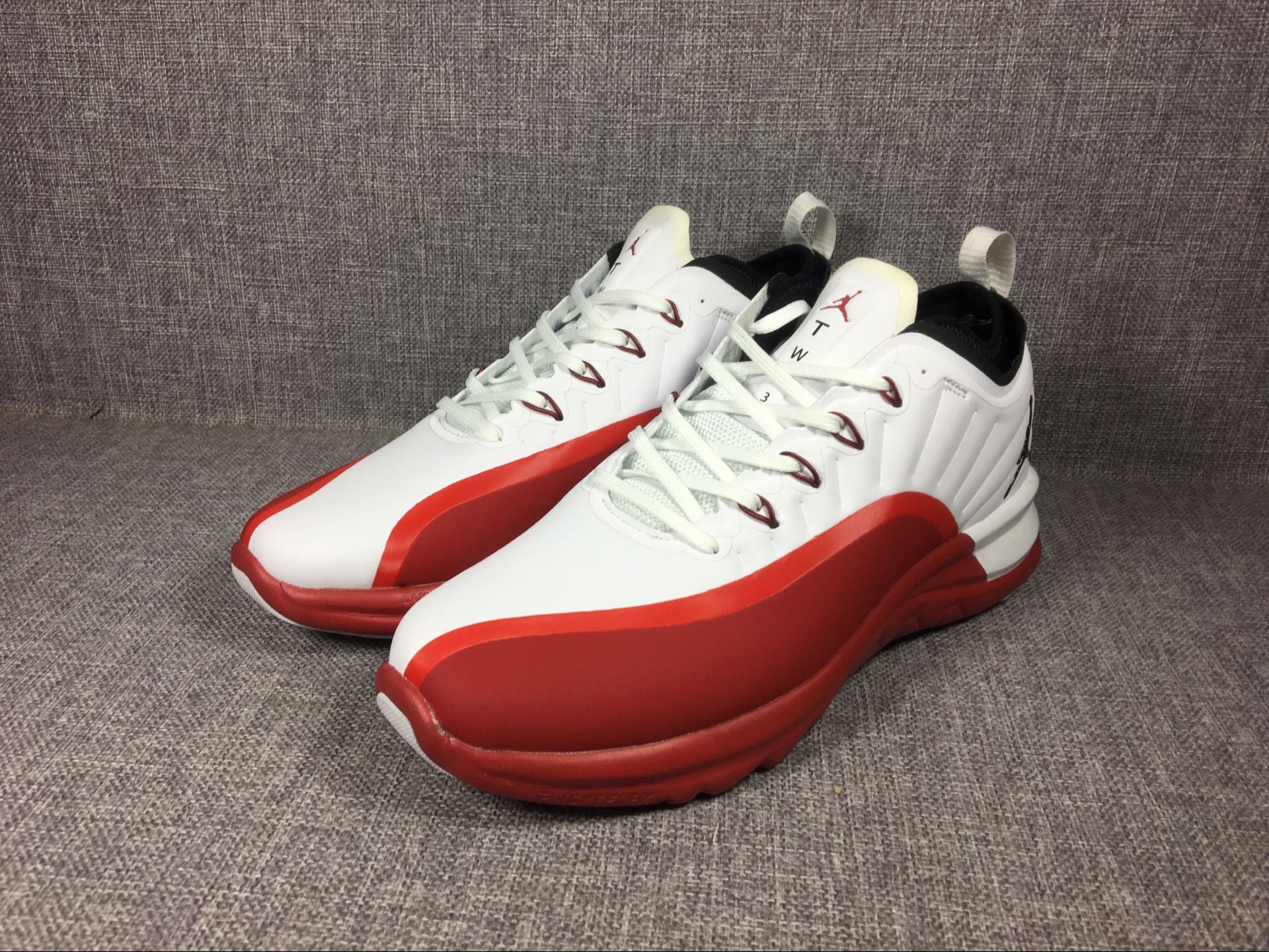 2018 New Air Jordan 12 Low White Red Shoes